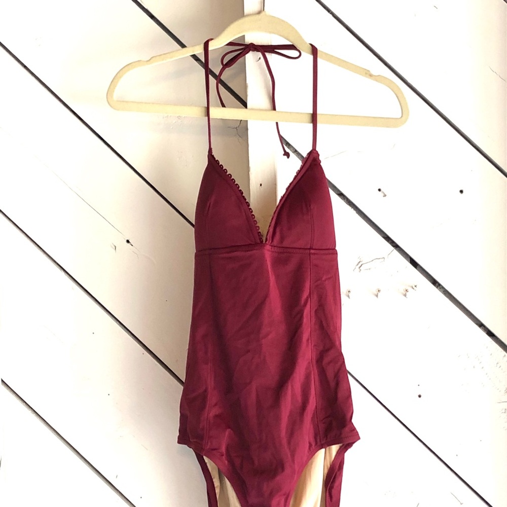 J Crew Triangle Scallop Bathing Suit